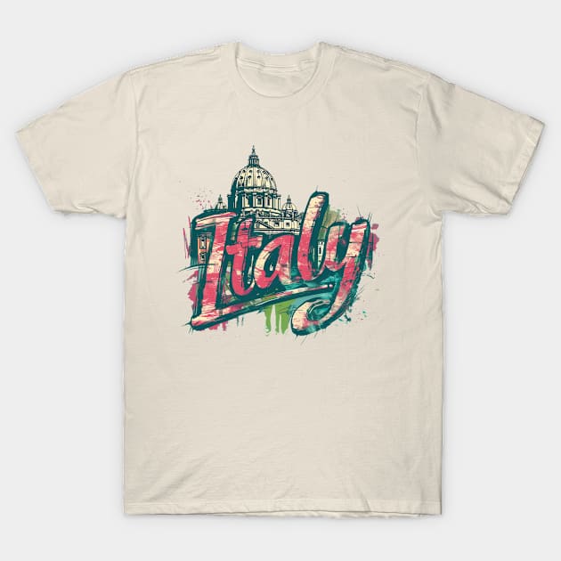 Italy t-shirt T-Shirt by GreenMary Design